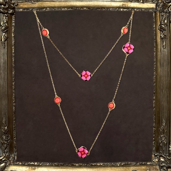 KATE SPADE • Izu Petal Rosary Flower Station  Necklace - Picture 5 of 5